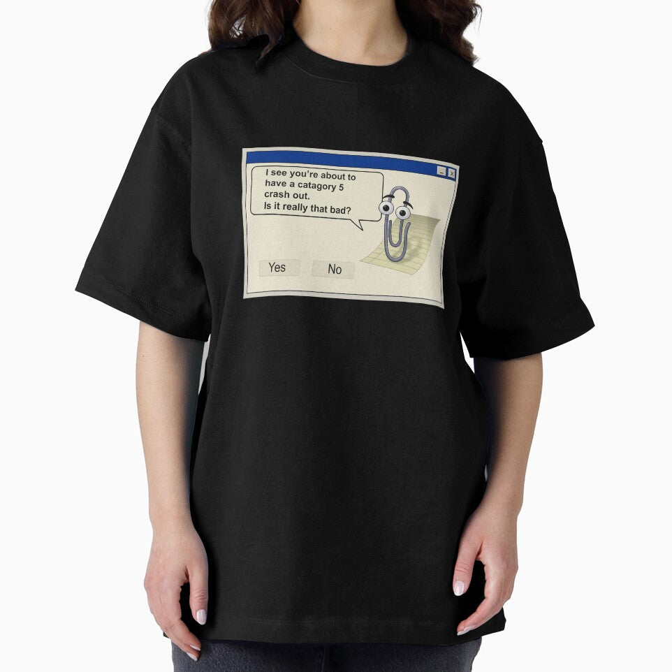 Retro 90s Nostalgic paperclip AI assistant Crash Out Meme by SeriouslyArtistical