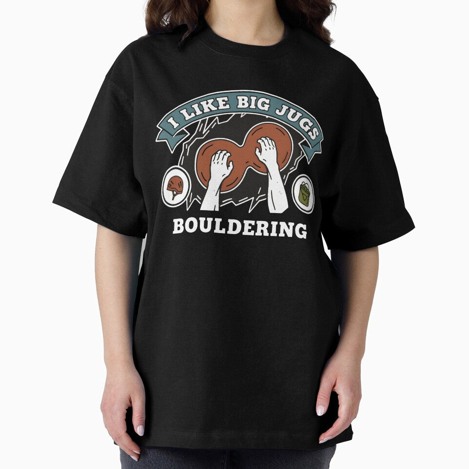 I Like Big Jugs Bouldering Rock Climbing by LuminOrb