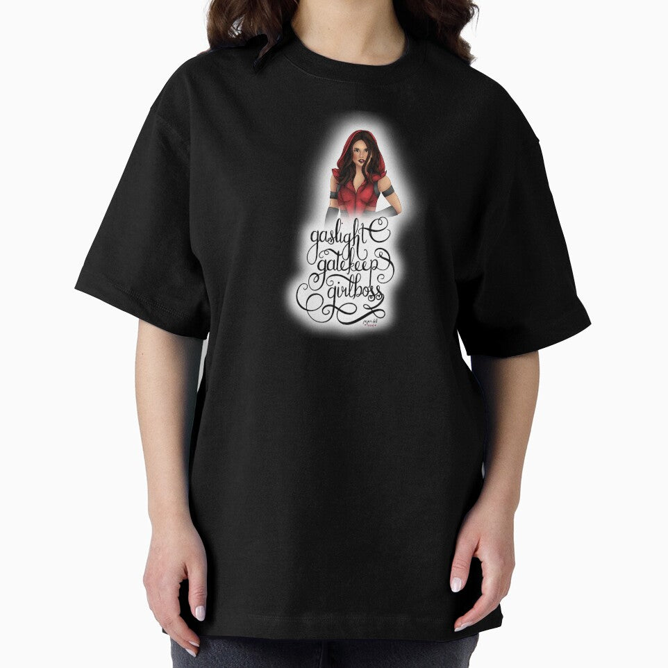 gaslight gatekeep girlboss (elektra ) by paperdollheart