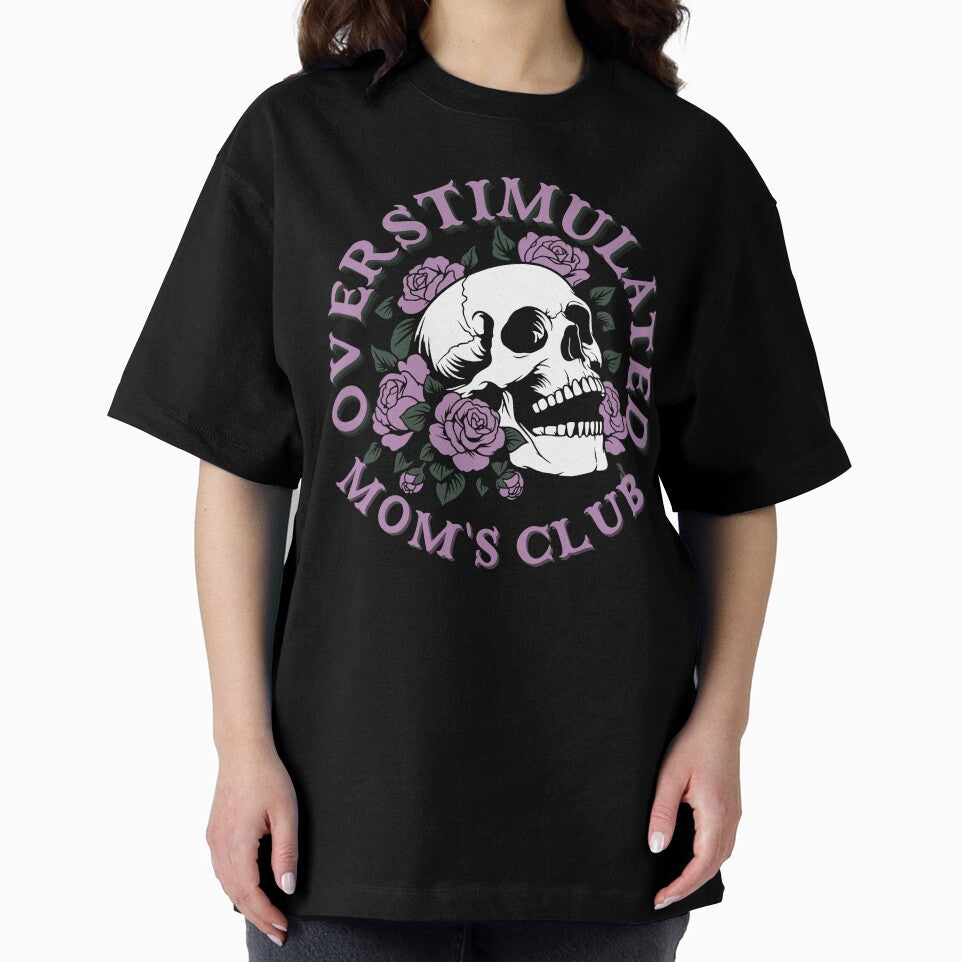 Overstimulated Mom Club Funny Mom Design by 2Duckies