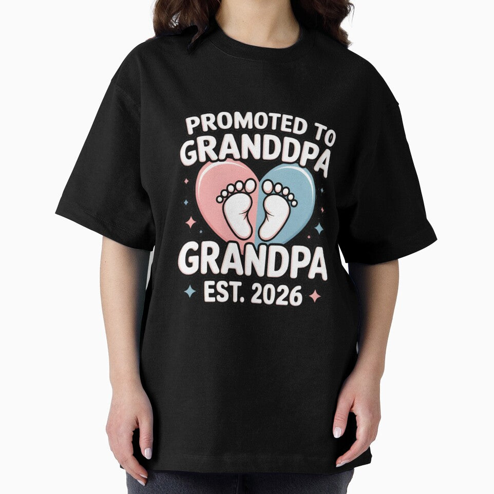 Copy of Promoted to Grandpa Est. 2026 Baby Announcement Grandpa by MizoX7