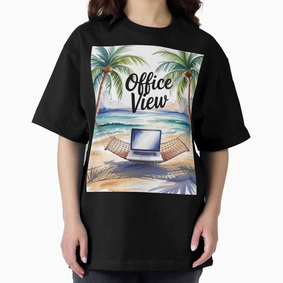 Office View Beach Laptop by ACRShop