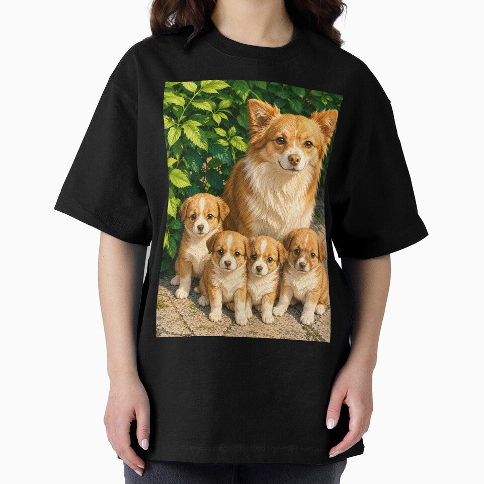 Justice for Wangwang “Mother Dog and Puppies” Memorial Animal Gift by MorningJoco