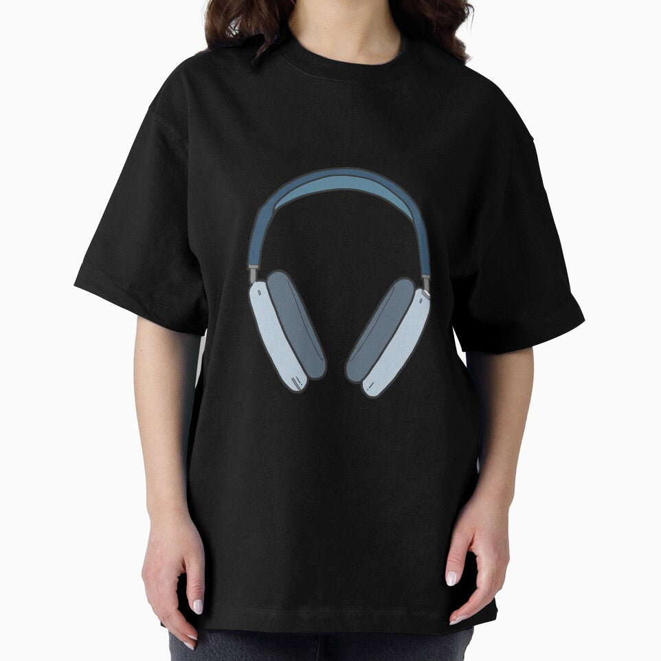 Light blue over ear headphones trendy aesthetic by Niklauss