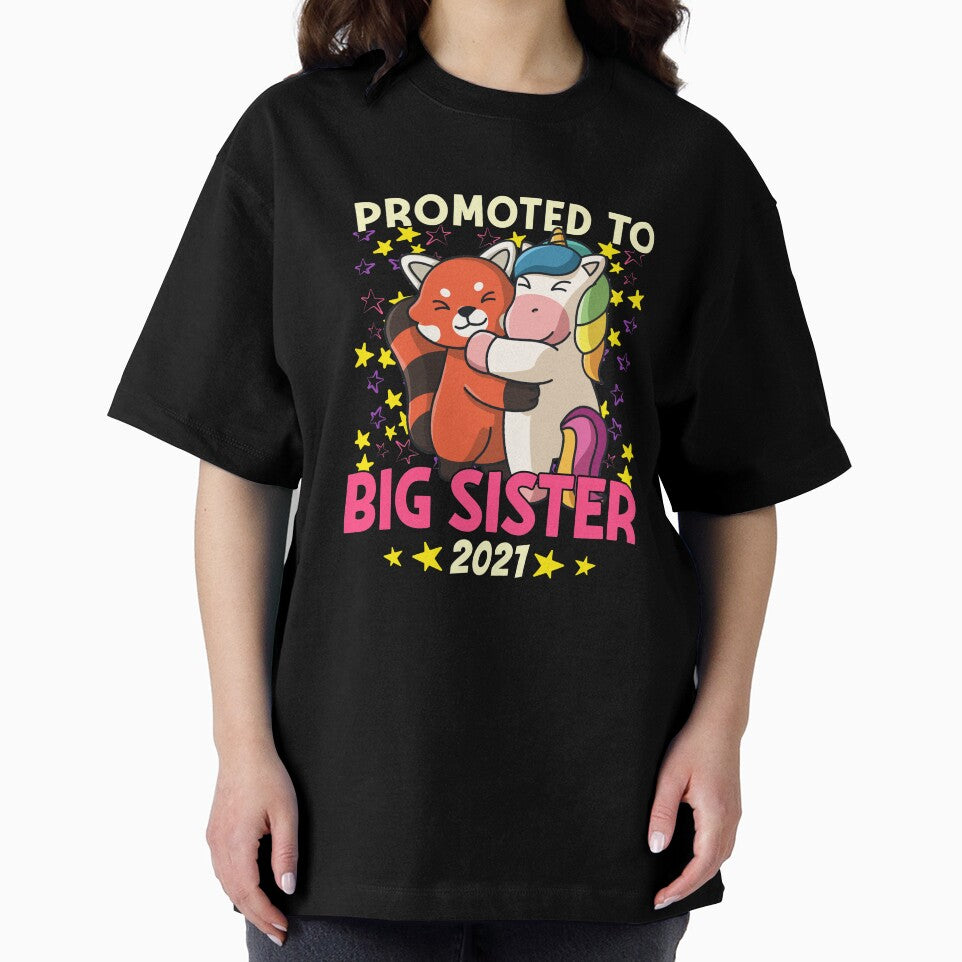 Promoted To Big Sister2021 Funny Announcement Gift by 123428094