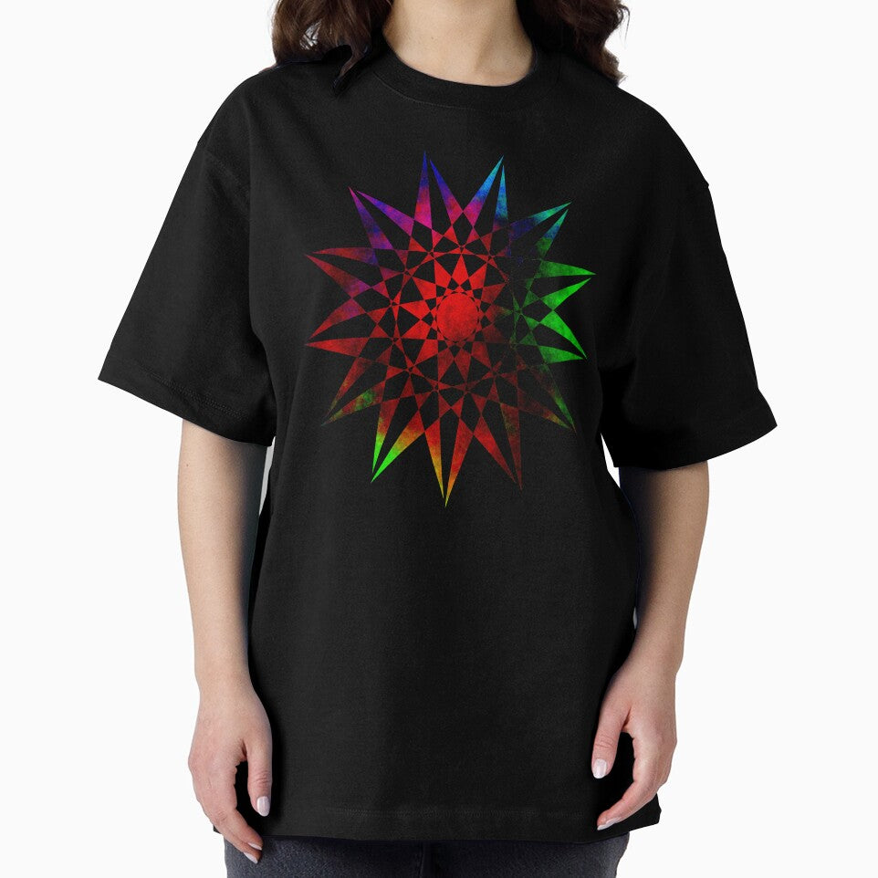 Colorful Trippy Star by Denis Marsili