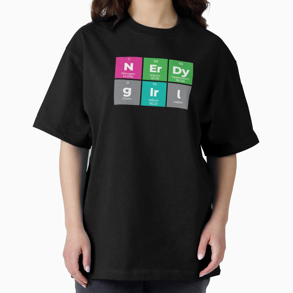 Nerdy Girl Periodic Table Design – Geeky Science Gift by Rodney's Marketplace