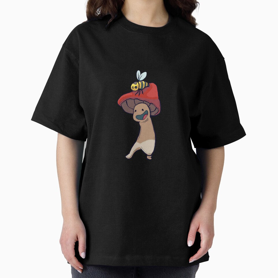 Mushroom Boy and Bee by TimSmithBuisset