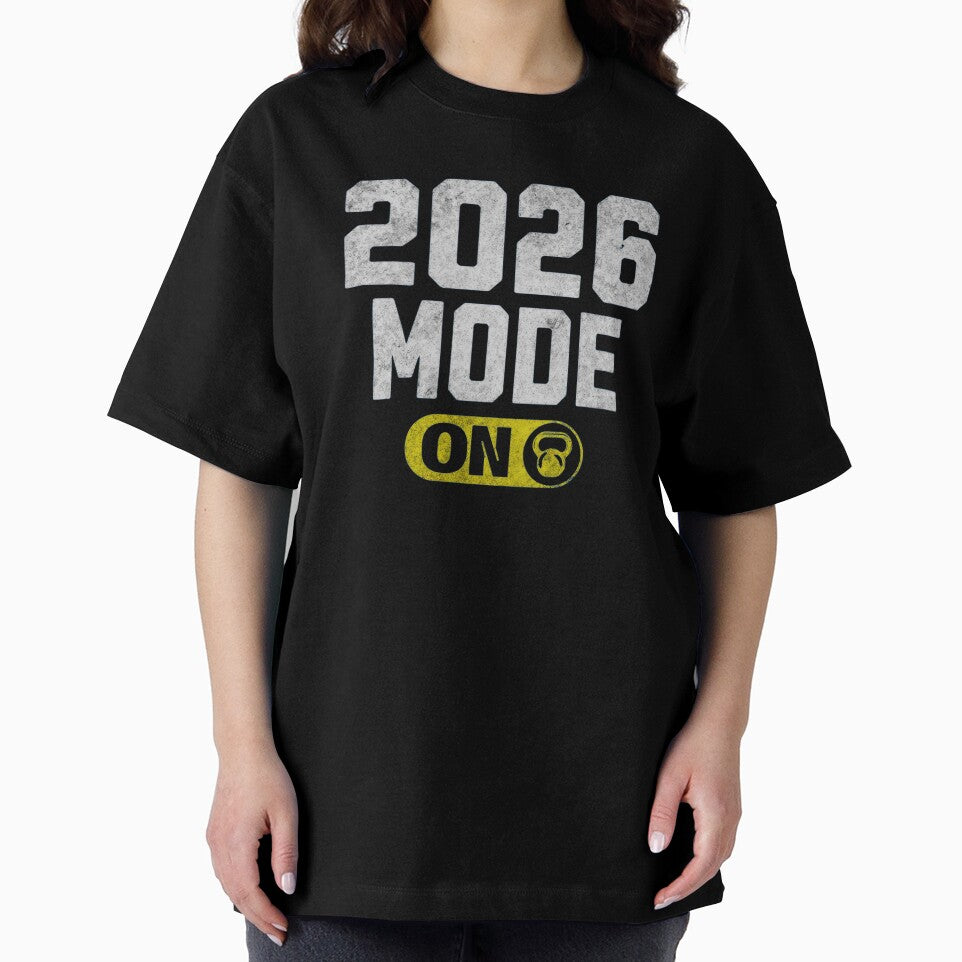 2026 Mode On Funny Fitness Kettlebell Art by GrafTeesLab
