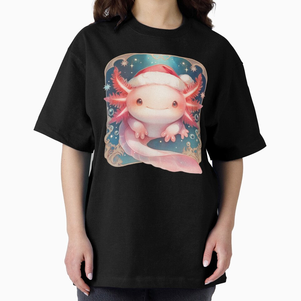 Christmas Axolotl by Lenycherry_art