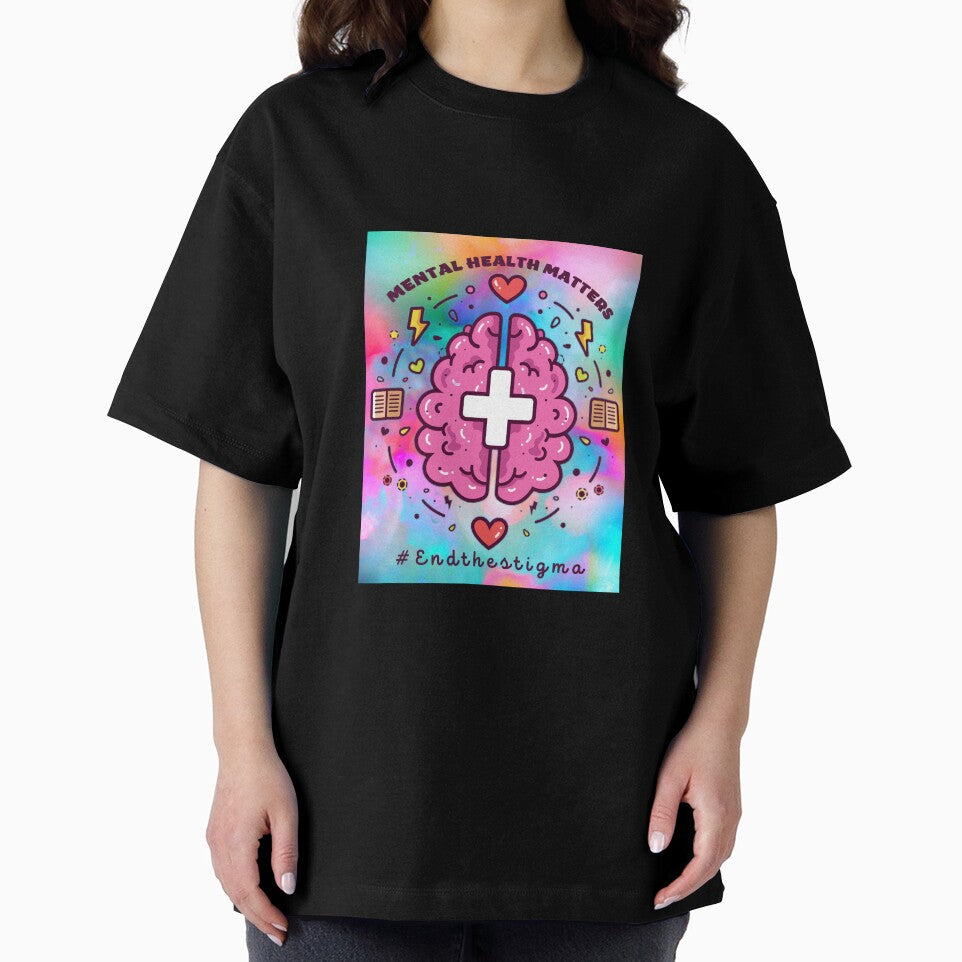 End The Stigma, Mental Health Matters, Mental Awareness Gift T-Shirt by KesDesigns ⭐⭐⭐⭐⭐