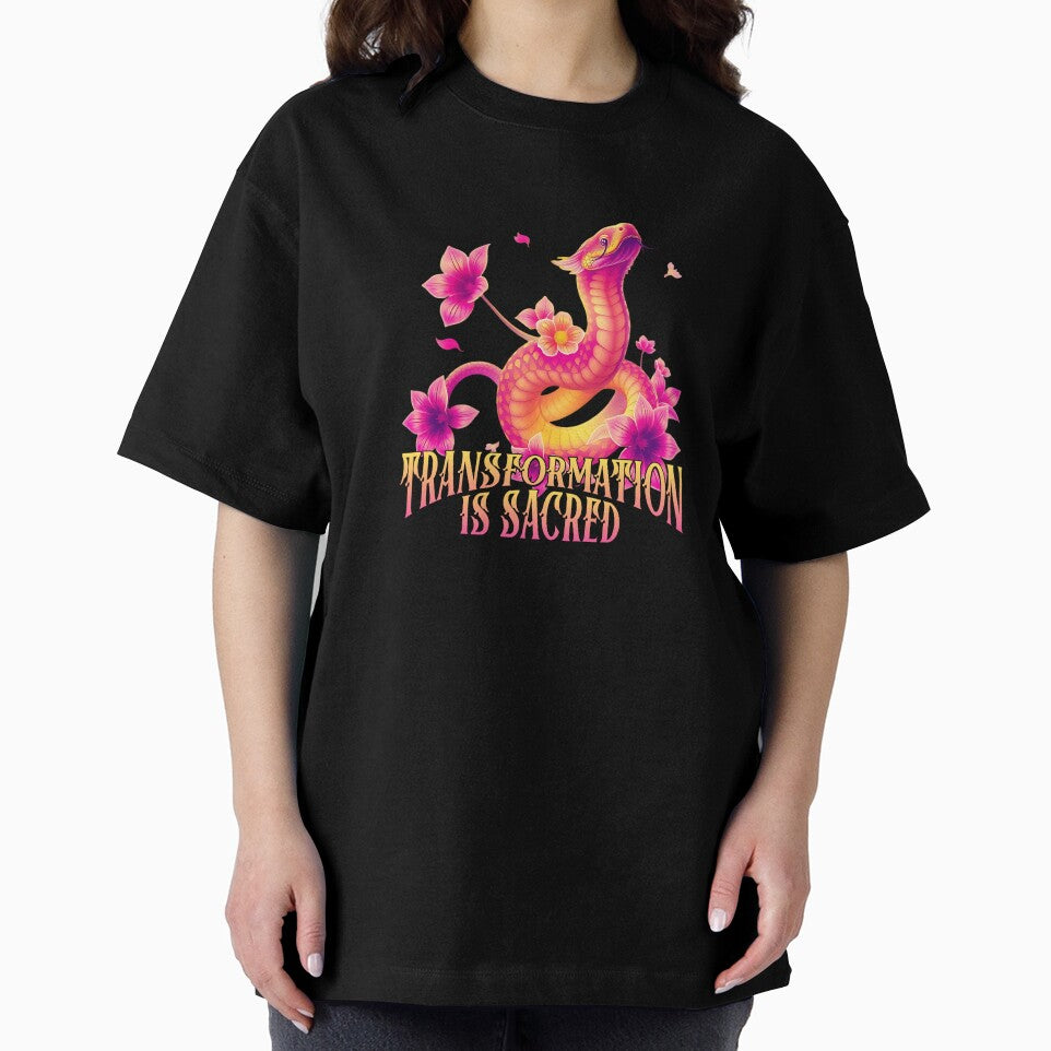 Transformation Is Sacred by Paw Print Tee
