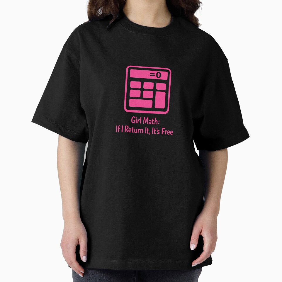 Girl Math If I Return It Free Funny by fadilow