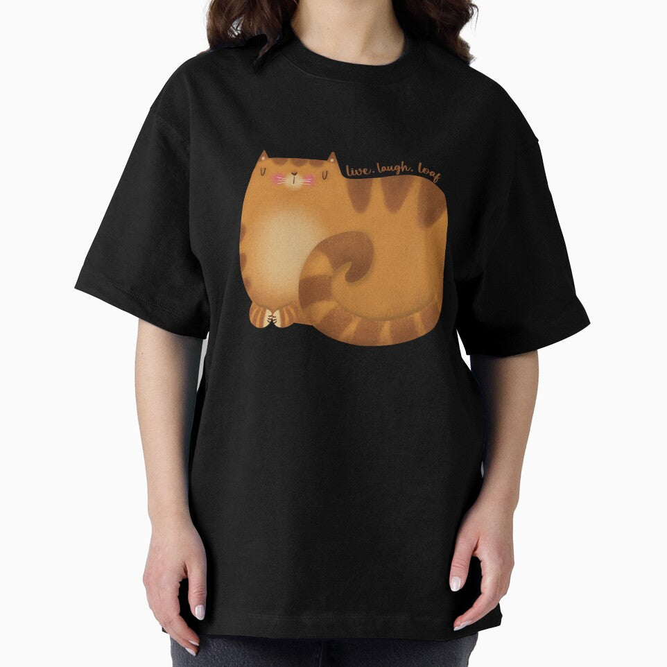 Live, laugh, loaf - Big Orange Cat by poket.piktures