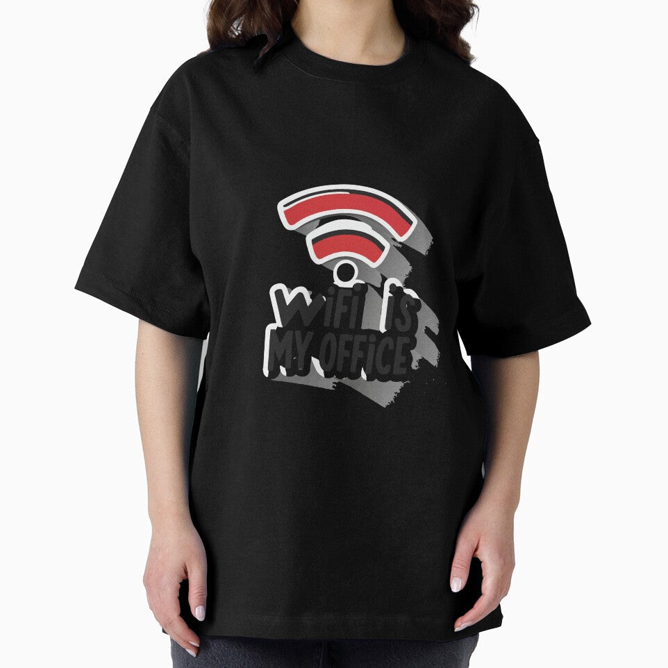 Wireless Office - Comic Style WiFi Signal Design by NiftyWrx