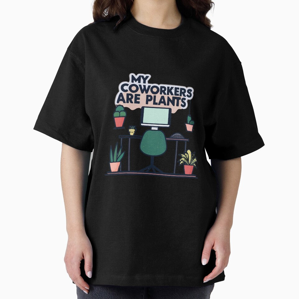 My Coworkers Are Plants - Home Office Comic Style by NiftyWrx