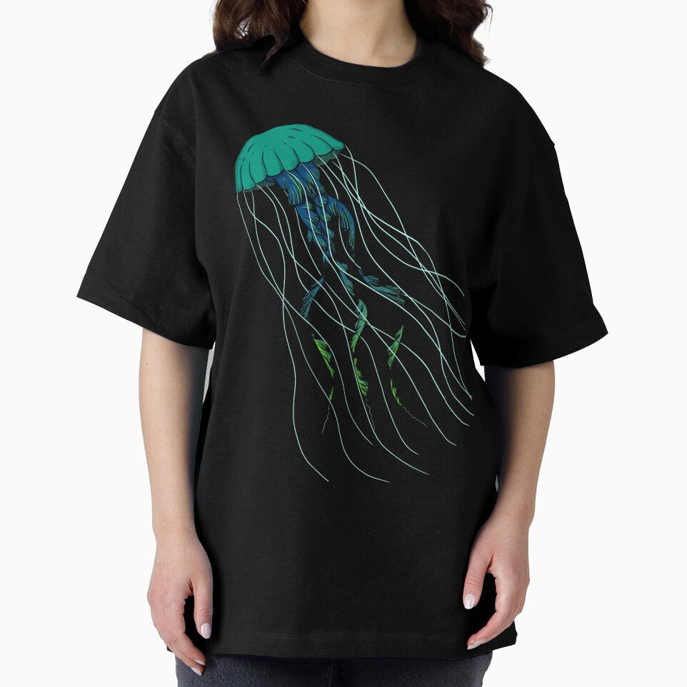 Blue and Green Jellyfish by ArtxBK