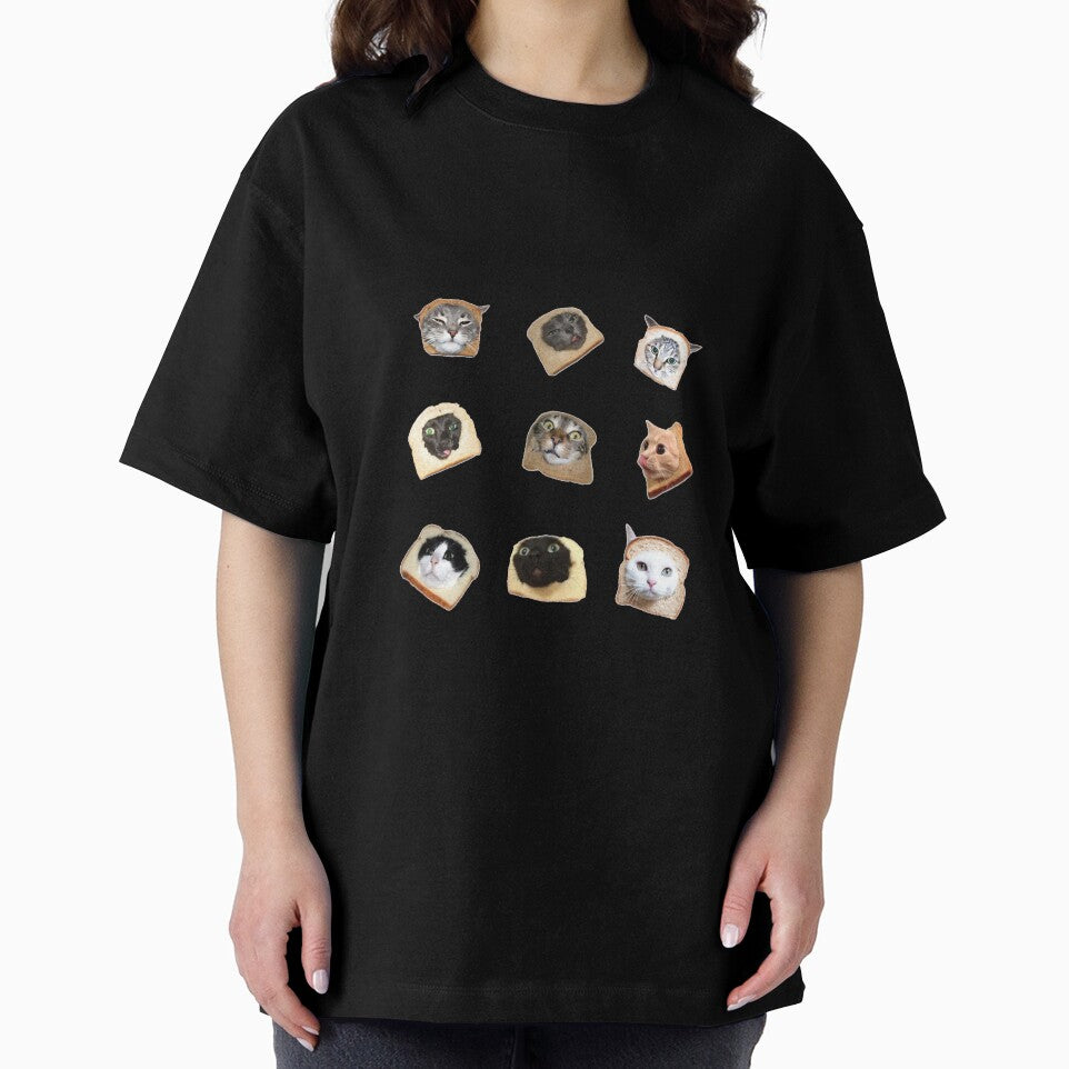 Cats and bread by stickerdesignss