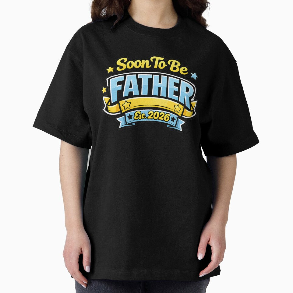 Soon To Be Father Est 2026 Funny  New Dad Gift Father's Day T-Shirt by VaultVibes
