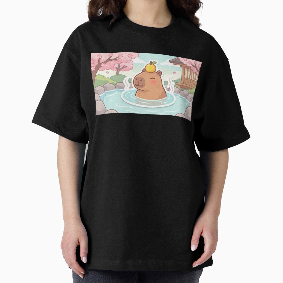 Relaxing Capybara in Onsen Hot Spring by Kowal03