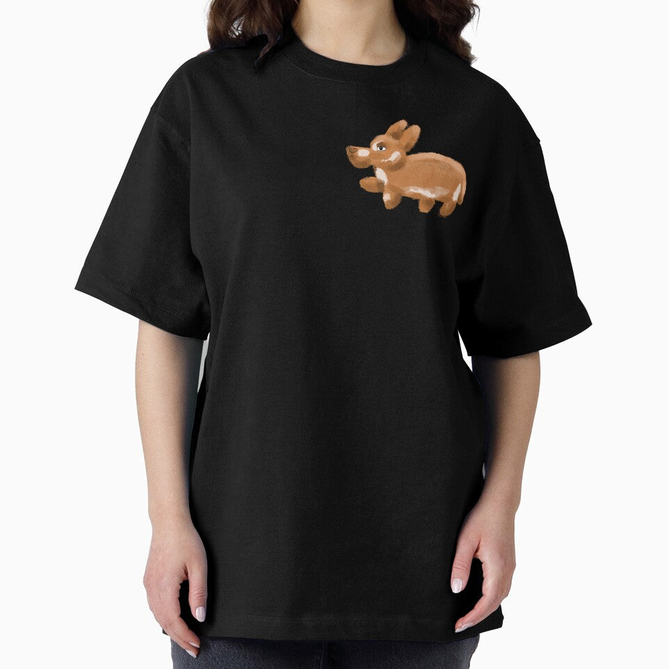 Side eye corgi, simple corgi by Kaleikaydesign