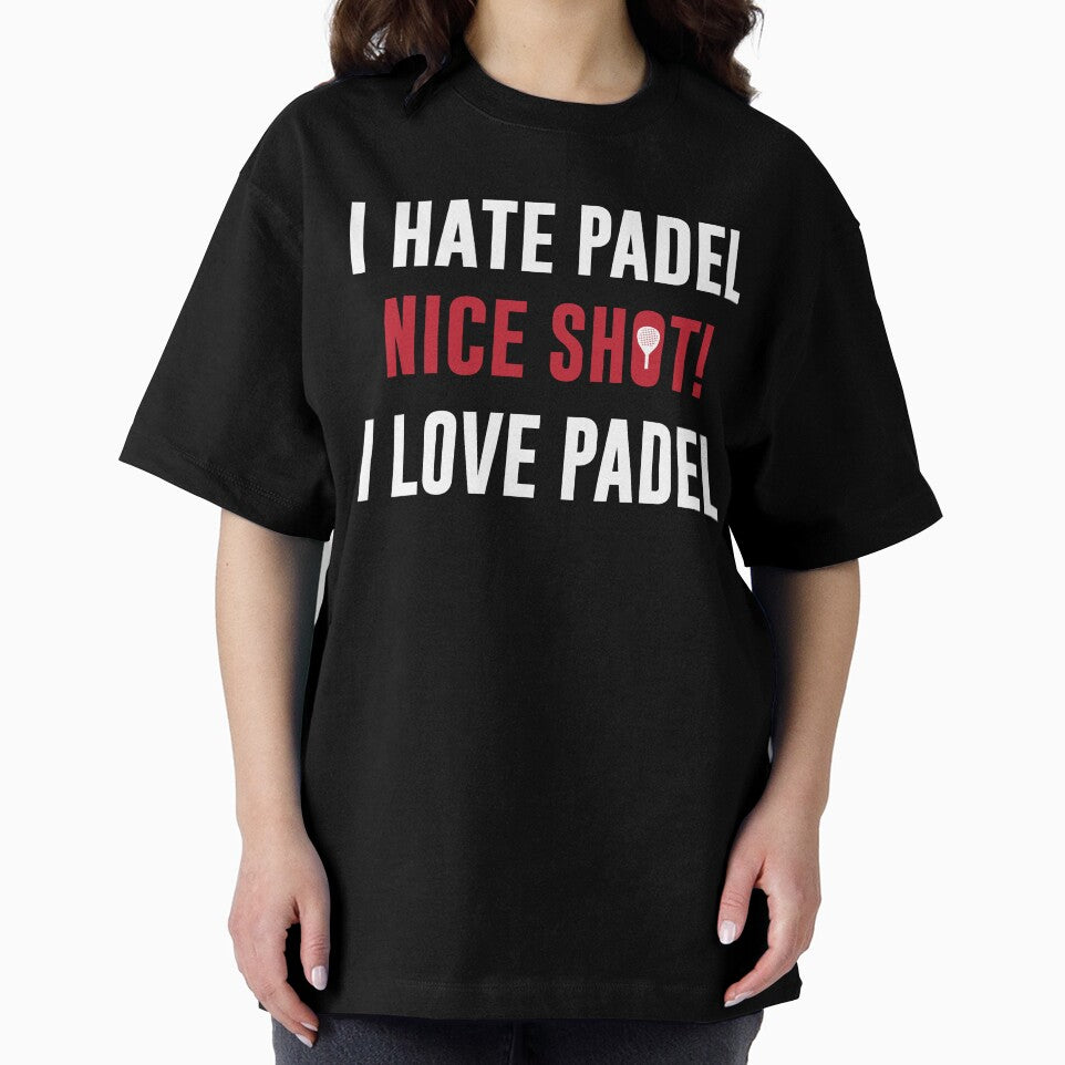 I Hate Padel Good Shot I Love Padel For Padel Players by Cedinho