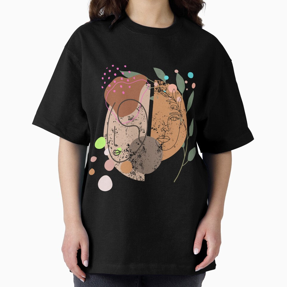 Boho Style Two Woman Face by ARTCLAYSTO
