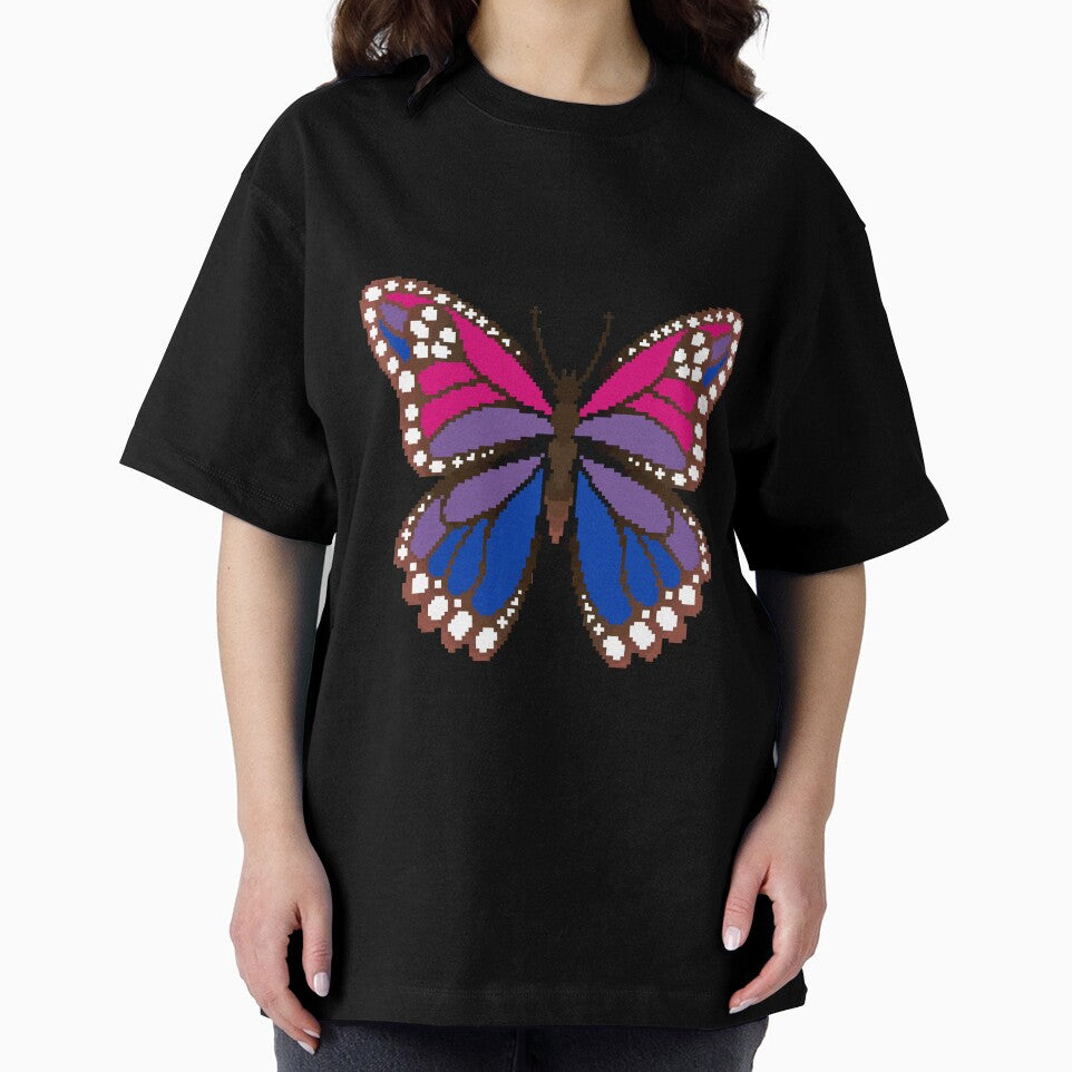 Bi Pride Butterfly by MetallicWings15