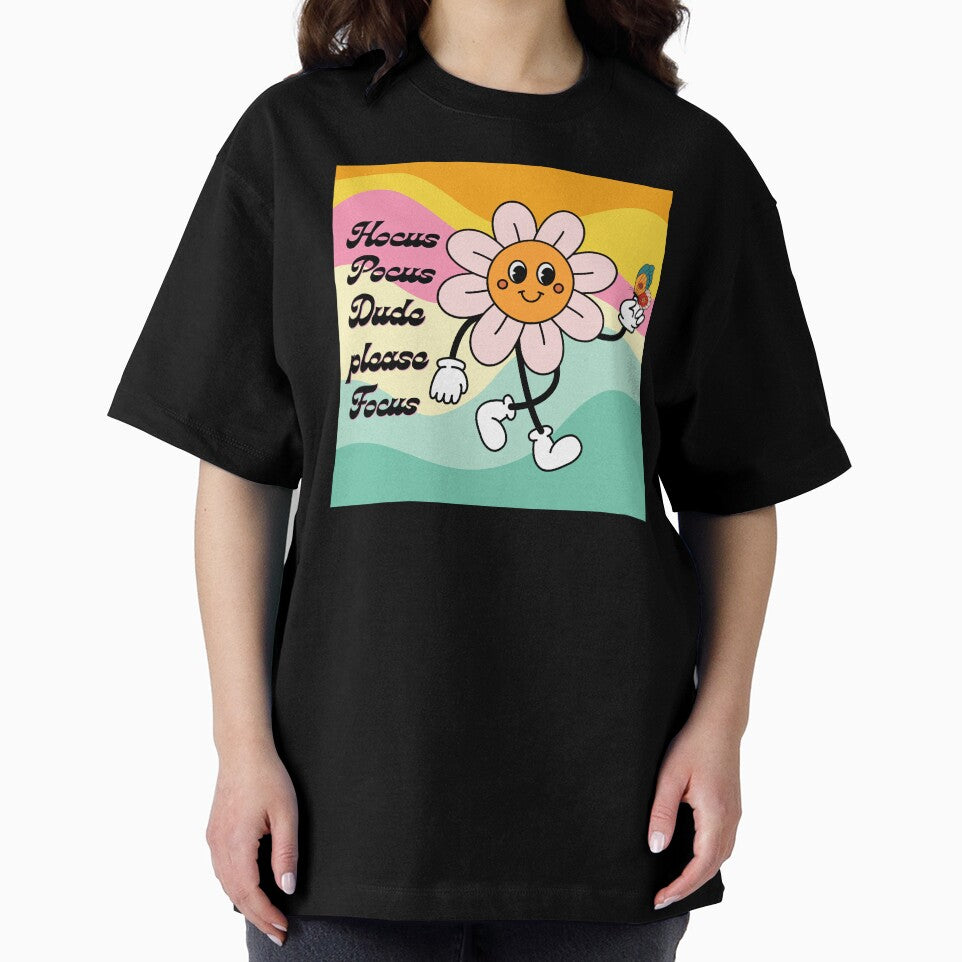 Hocus Pocus Dude Please Focus Groovy ADHD Flower by tellia-kallisto