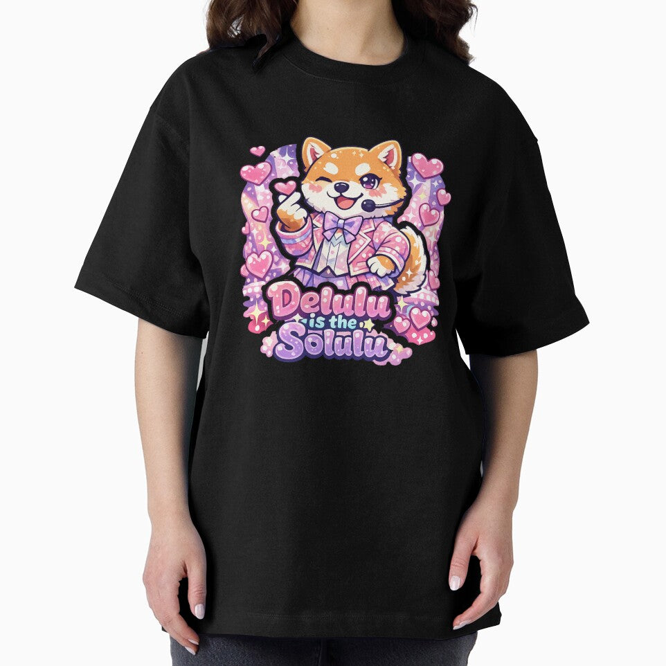 Delulu Idol Shiba Inu Sticker – Kawaii Anime Dog Idol Aesthetic by kawaii animal store (in Japan)
