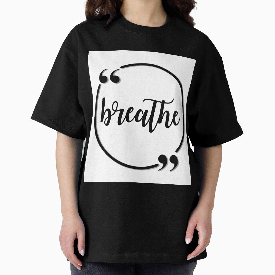 Just Breathe - Minimalist Mindfulness Quote & Meditation Art by Lainey1978