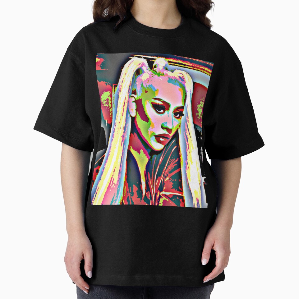 Christina Aguilera pop art portrait by Funnystuffs4U