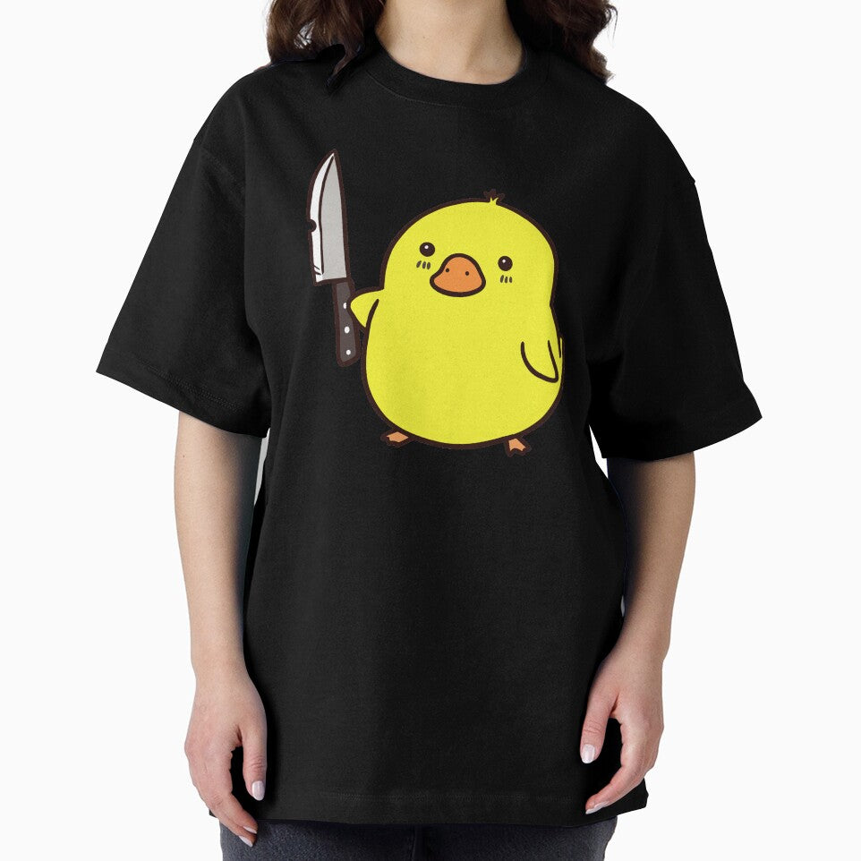Cute Duck With Knife by Gkinoki