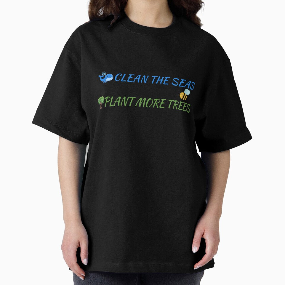 Clean The Seas Save The Bees Plant More Trees by LEOOTY