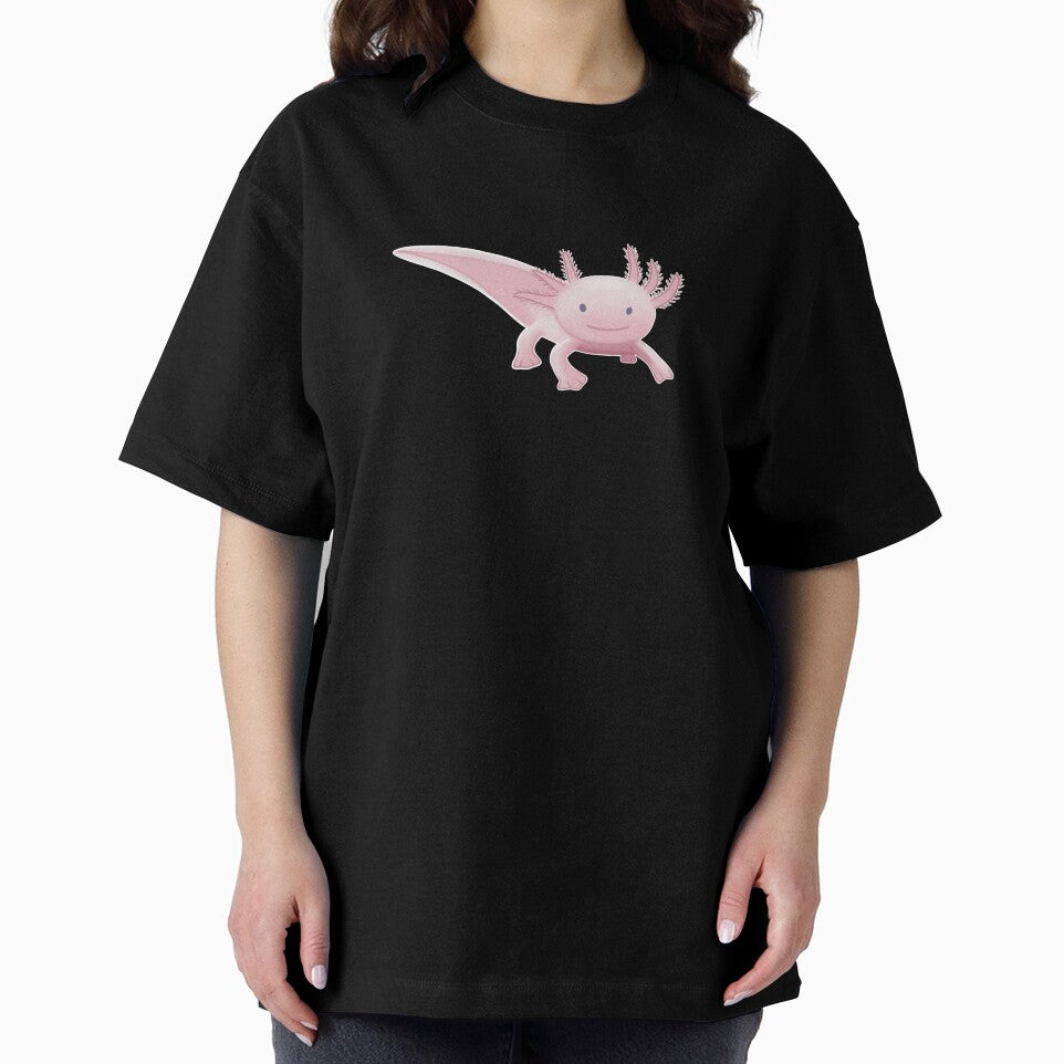 Pink axolotl by MaruCS