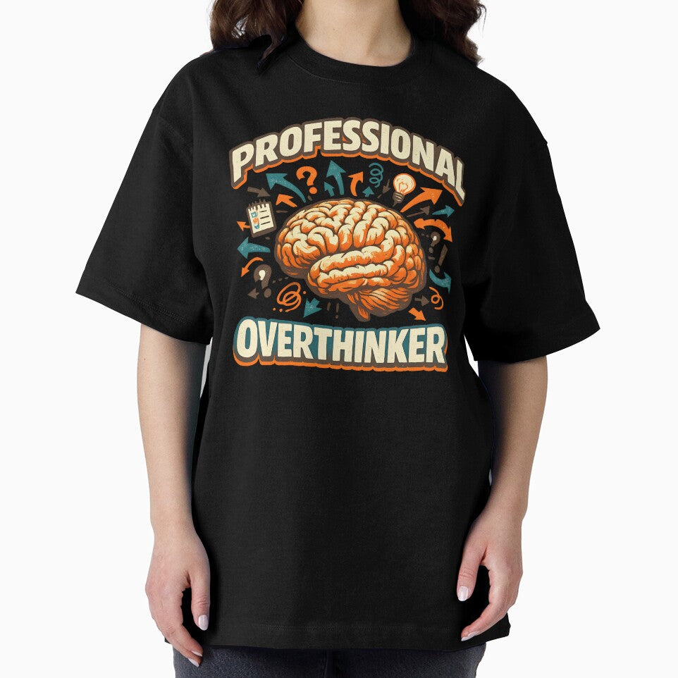 Professional Overthinker Retro Brain by Kicor