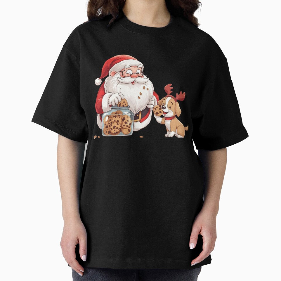 Caught Red Handed Santa Cookie Thief by sa-prints