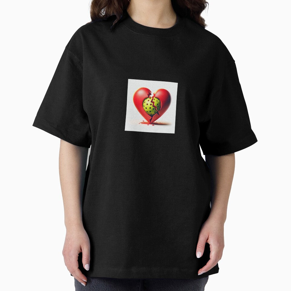 Dinked My Heart – Broken Heart Pickleball Sticker by BigPickleBalls