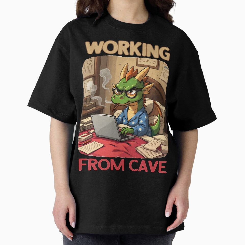 Working from Cave Home Office Dragon Edition by narco075