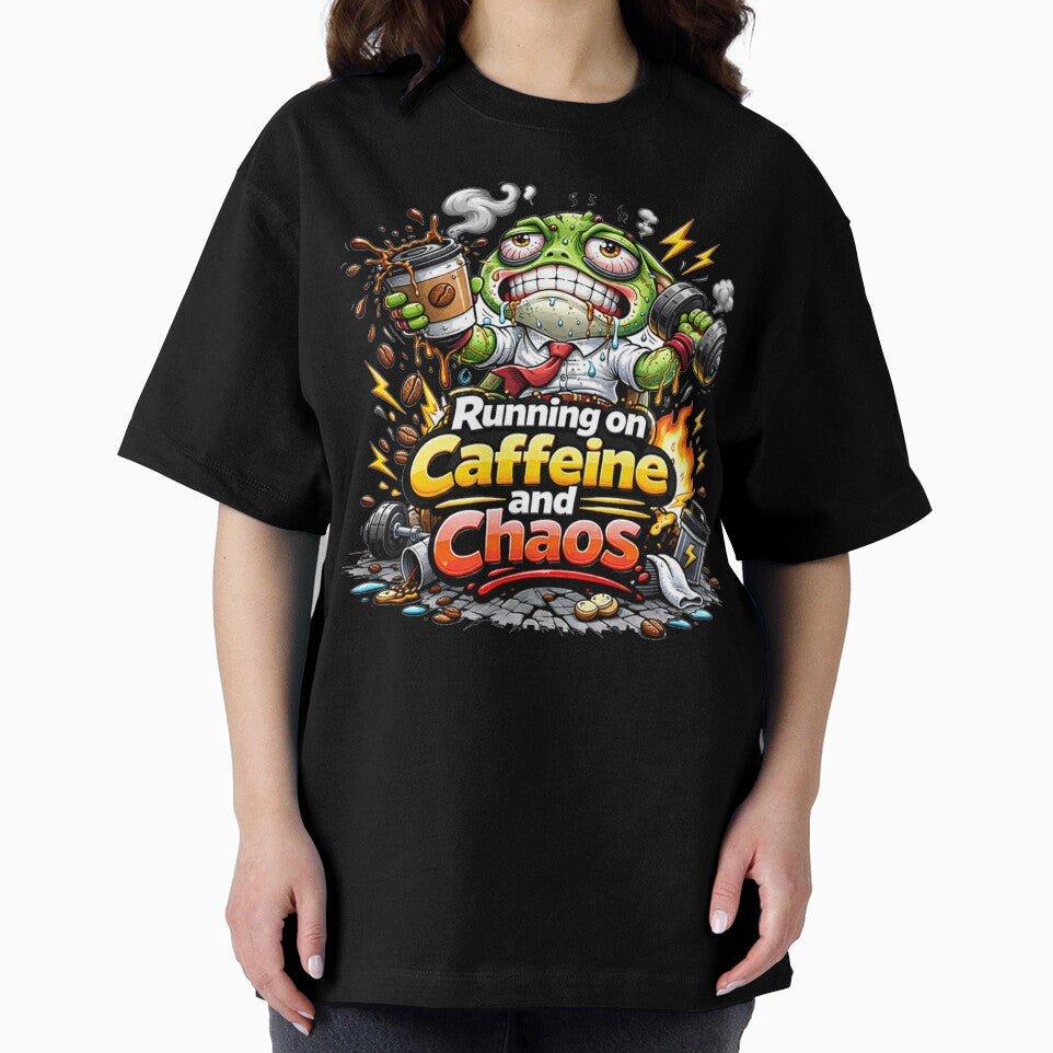 Frog Gym Fitness Sticker – Running on Caffeine and Chaos by les 3 cerises store