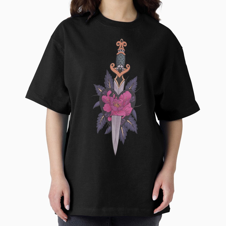 Gothic Sword and Heart Tattoo - Pink Version by Arcane Orchid