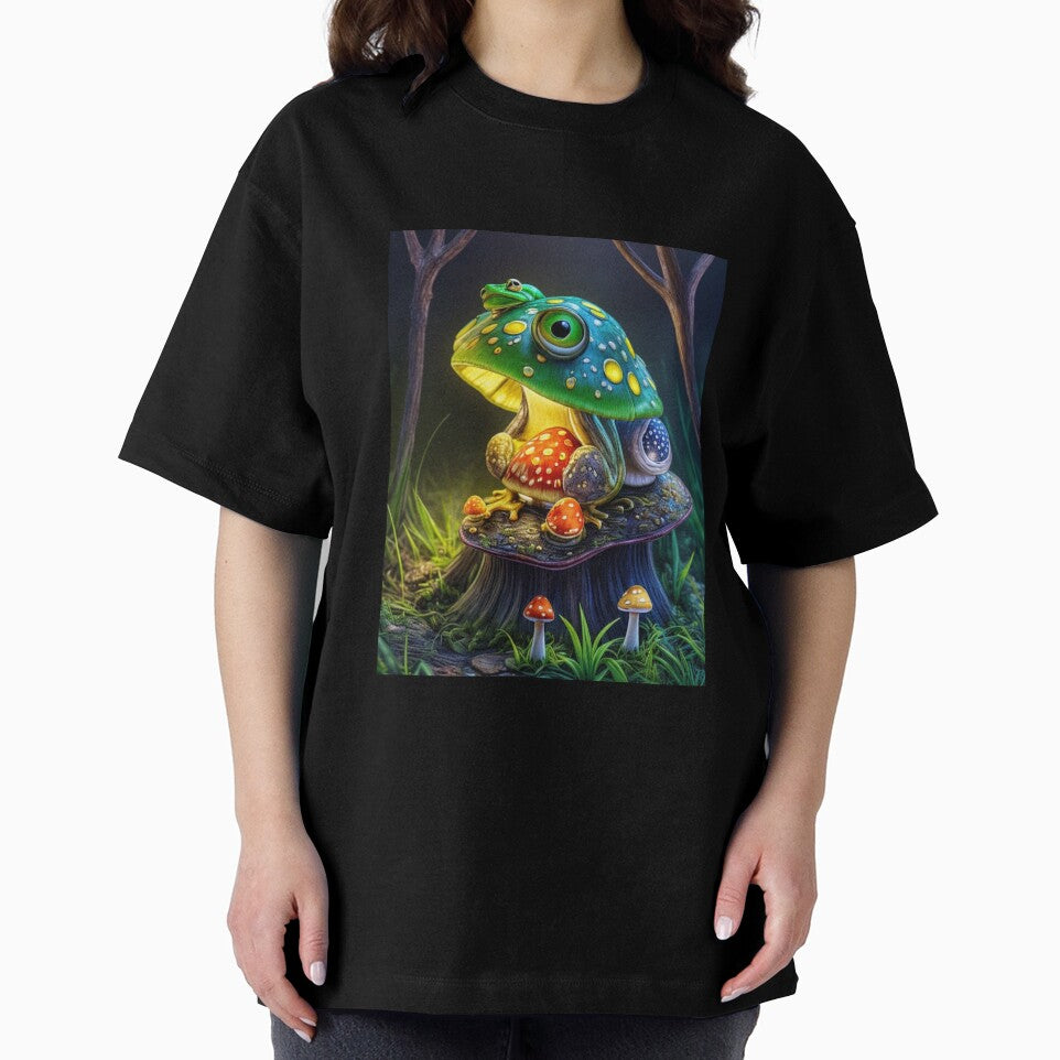 Copy of Frog on mushroom" cute  Frog pose by Obinne