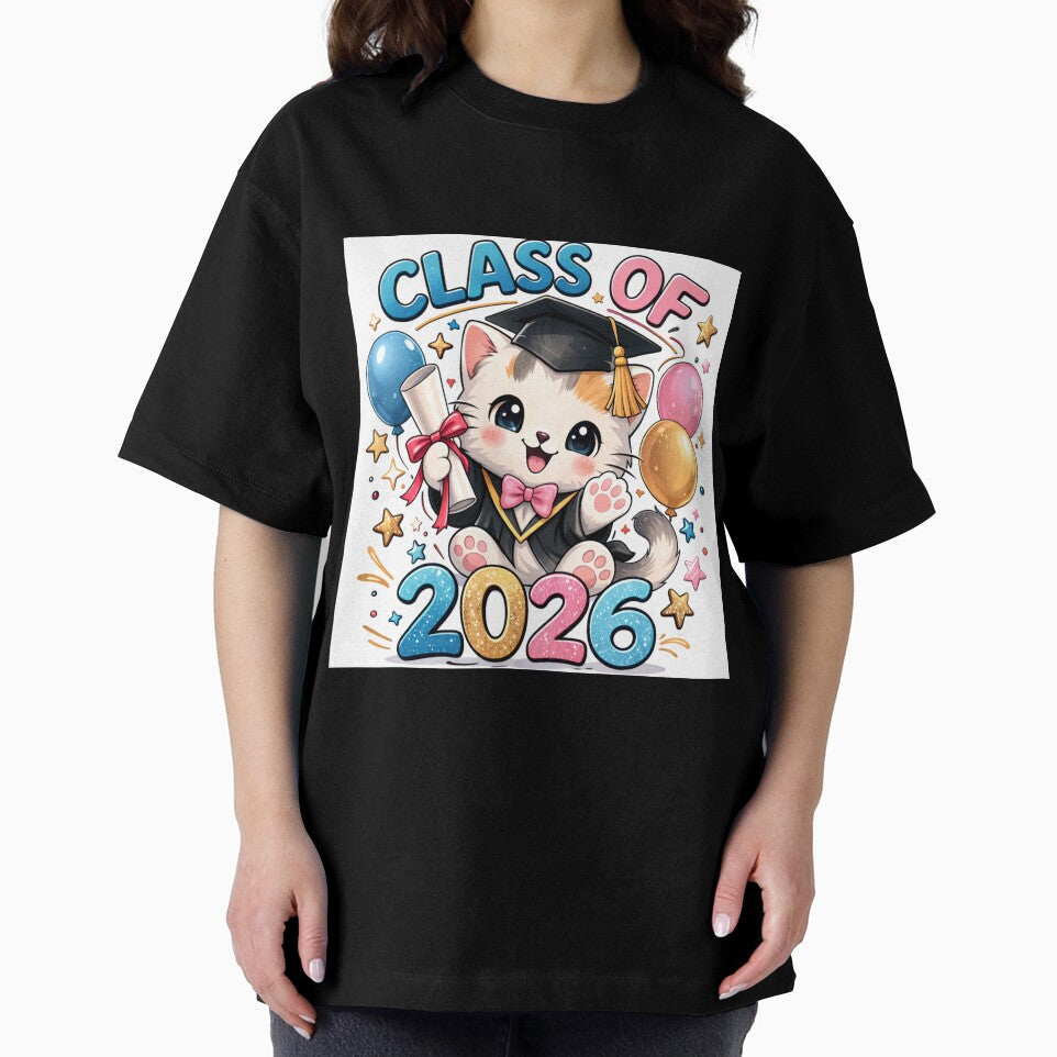 Class of 2026 Cute Cat Graduation by bloomandbeads.eu