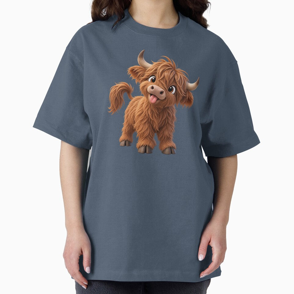 Cute Highland Cow – Funny Fluffy Cow by LST-Desings