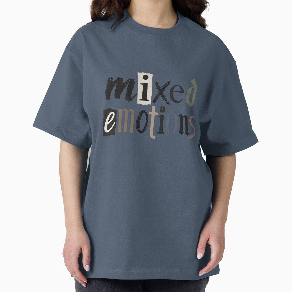 Mixed Emotions Ransom Note Grunge Typography by digitalbob60