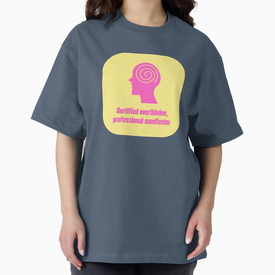 Certified Overthinker Professional Manifester Funny Quote by jianina-alondra