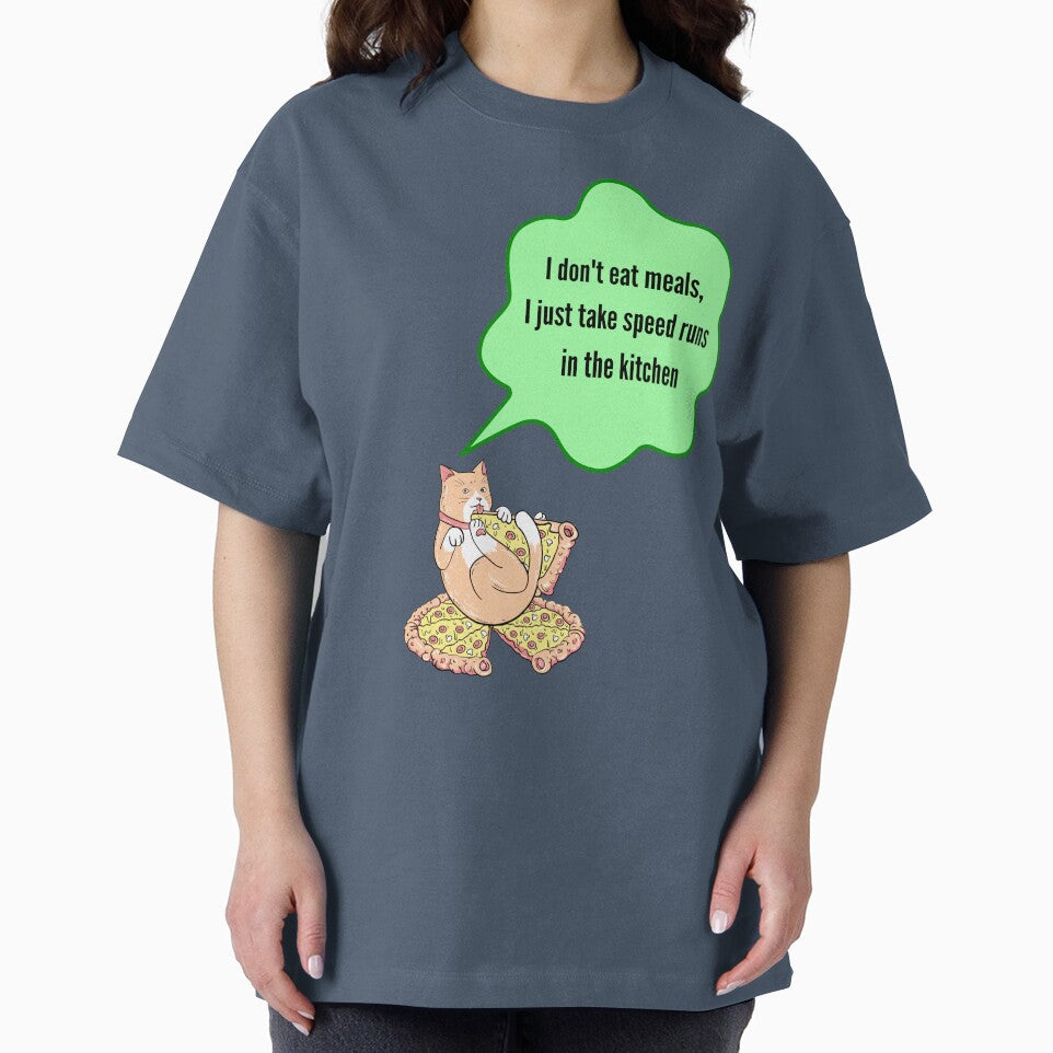 Kitchen Speed Run Funny Sarcastic Kids T-Shirt by MariaPCMaria