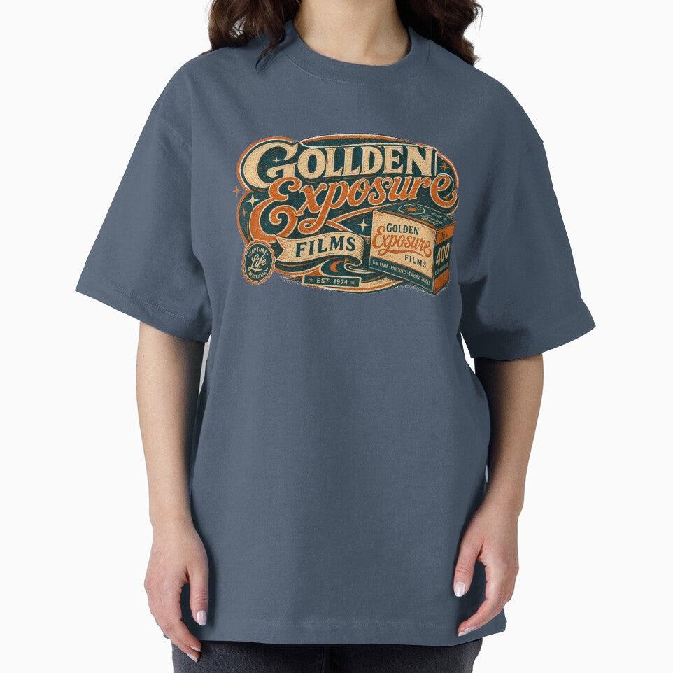 Golden Exposure Films Retro Film Brand Design by Golden Era Studio