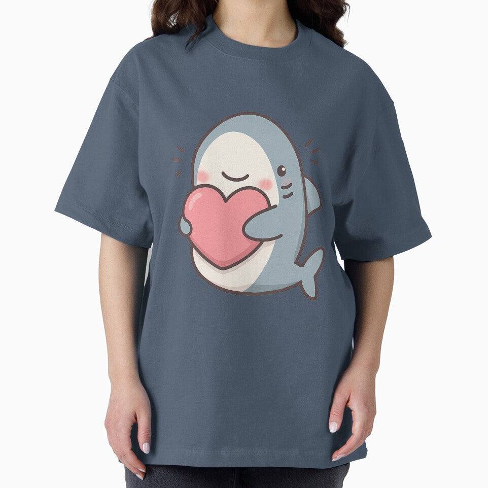 Cute Shark Heart by Zeiroa