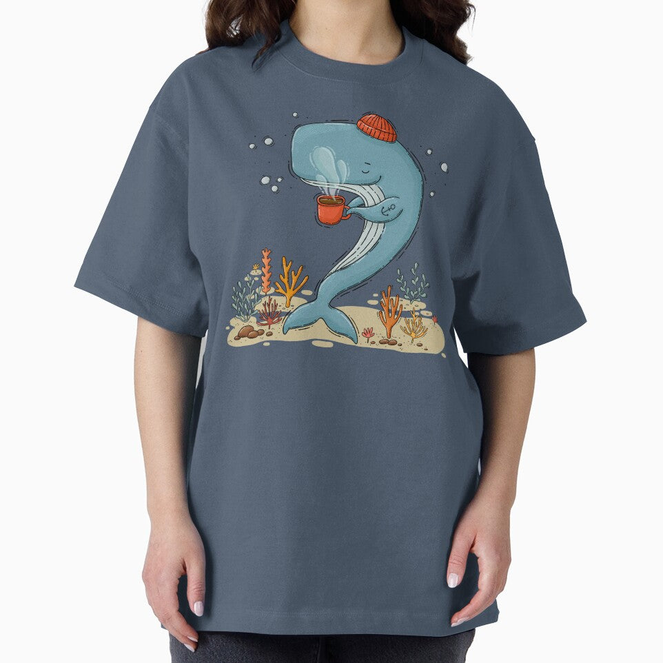 HIP COFFEE WHALE by taniasamoshkina